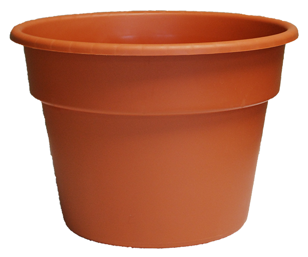 14.0 Patio Pot Clay – 25 per case - Decorative Planters